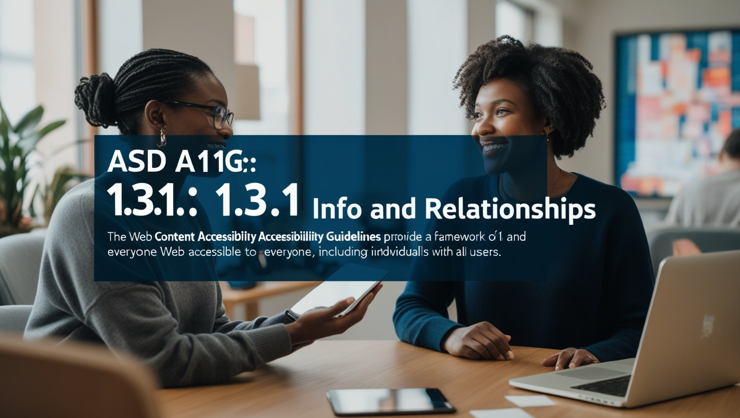 ASD A11y WCAG: 1.3.1 Info and Relationships